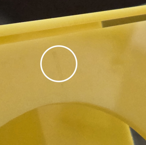 Vintage Midcentury Mod Yellow Acrylic and Clear Lucite Tissue Box Cover - Picture 14 of 16